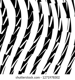 Abstract Vector Background of Waves, Line Stripes Irregular Wave Background, Abstract Minimal Design, Stylized Flowing Water 3d Illusion, Graphic Line Art