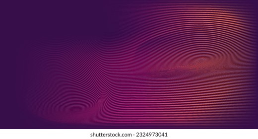 Abstract vector background of waves. optical illusion- line art.