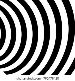 Abstract Vector Background of Waves,  Optical Illusion, Black and White Line Art, Wave Icon, Optical Art Background, Wave Design, Abstract Lines, Modern Striped Background, Zebra Stripes