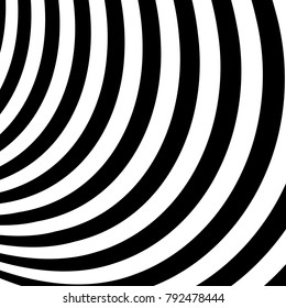 Abstract Vector Background of Waves,  Optical Illusion, Black and White Line Art, Wave Icon, Optical Art Background, Wave Design, Abstract Lines, Modern Striped Background, Zebra Stripes