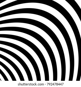 Abstract Vector Background of Waves,  Optical Illusion, Black and White Line Art, Wave Icon, Optical Art Background, Wave Design, Abstract Lines, Modern Striped Background, Zebra Stripes