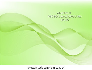Abstract vector background with waves vector smoke