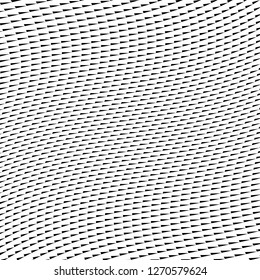 Abstract Vector Background of Waves, Triangle Lines Stripes Wave Background, Abstract Minimal Design, Stylized Flowing Water 3d Illusion, Graphic Line Art