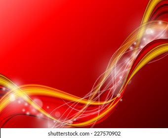 abstract vector background with wavy lines. Eps10