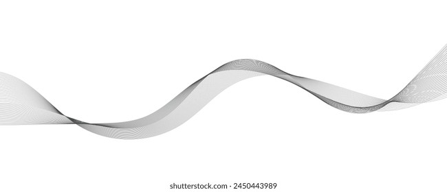 Abstract vector background with wavy lines. 
