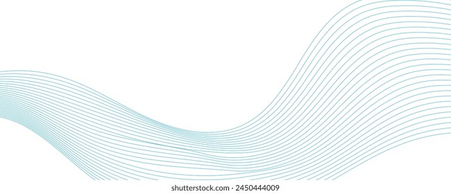 Abstract vector background with wavy lines. 
