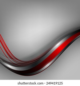 abstract vector background with wavy lines. Eps10