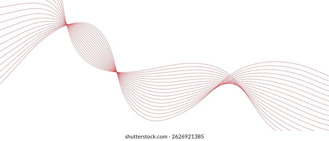 Abstract vector background with wavy lines.	