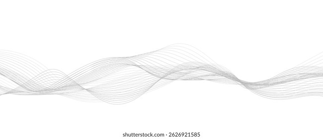 Vetor de fundo abstrato com linhas onduladas.	