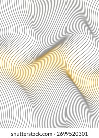 abstract vector background with wavy lines