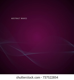 Abstract vector background with wavy lines