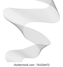 Abstract vector background with wavy lines