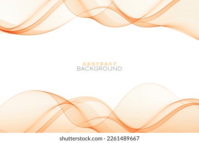 Abstract vector background Wavy lines.Wave flow smoky