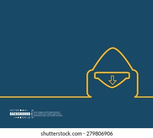 Abstract vector background. For web and mobile applications, illustration template design, creative business infographic, brochure, banner, presentation, concept poster, cover, booklet, document.