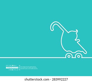 Abstract vector background. For web and mobile applications, illustration template design, business infographic, brochure, creative banner, presentation, poster, cover, booklet, document.