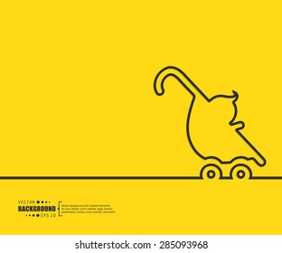 Abstract vector background. For web and mobile applications, illustration template design, creative business infographic, brochure, banner, presentation, concept poster, cover, booklet, document.