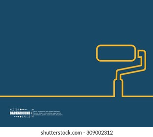 Abstract vector background. For web and mobile app, illustration template design, creative business info graphic, brochure, banner, presentation, concept poster, cover, booklet, document, line logo.
