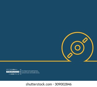 Abstract vector background. For web and mobile app, illustration template design, creative business info graphic, brochure, banner, presentation, concept poster, cover, booklet, document, line logo.