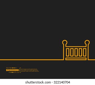 Abstract vector background. For web and mobile applications, illustration template design, creative business infographic, 