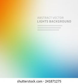 Abstract vector background for website header, banner, presentation or brochure, beautiful blurred light
