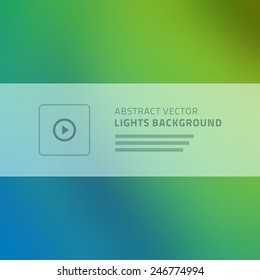 Abstract vector background for website header, banner, presentation or brochure, beautiful blurred light