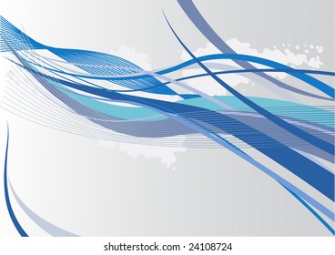 Abstract vector background wit stripes and splashes