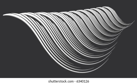 abstract vector background wtih flowing lines