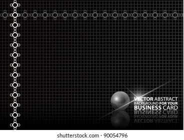 Abstract vector background for your business card