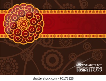 Abstract vector background for your business card