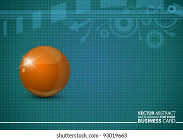 Abstract vector background for your business card