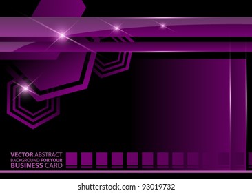 Abstract vector background for your business card