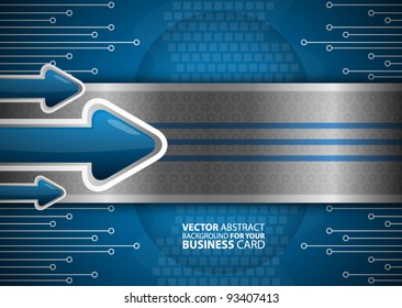 Abstract vector background for your business card