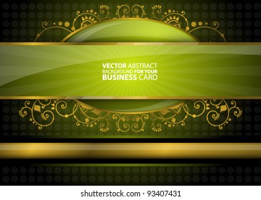 Abstract vector background for your business card