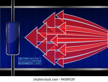 Abstract vector background for your business card