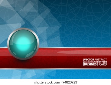 Abstract vector background for your business card