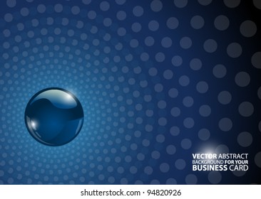 Abstract vector background for your business card