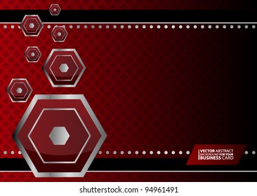 Abstract vector background for your business card
