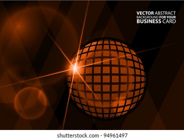 Abstract vector background for your business card