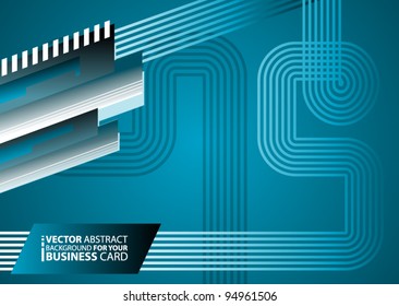 Abstract vector background for your business card
