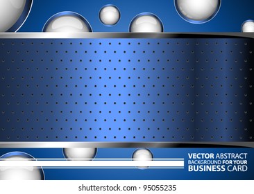 Abstract vector background for your business card