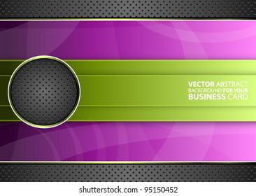 Abstract vector background for your business card