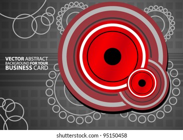 Abstract vector background for your business card