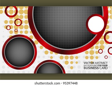 Abstract vector background for your business card