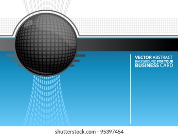 Abstract vector background for your business card