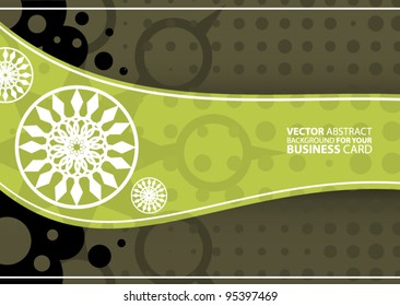 Abstract vector background for your business card