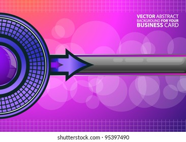 Abstract vector background for your business card