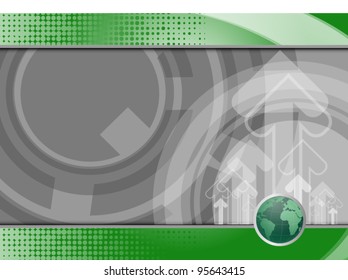 Abstract vector background for your business card