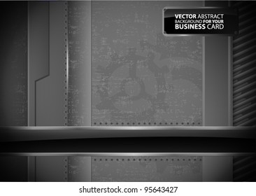 Abstract vector background for your business card