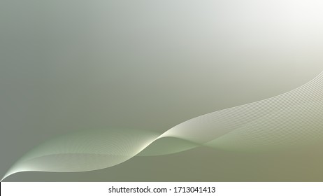 Abstract vector background for your computer desktop. Grey-green backdrop