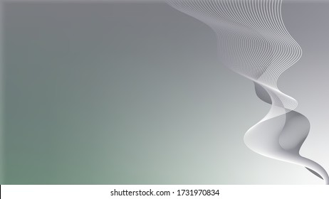 Abstract vector background for your computer desktop. Gray color does not tire the eyes. Grey-green backdrop